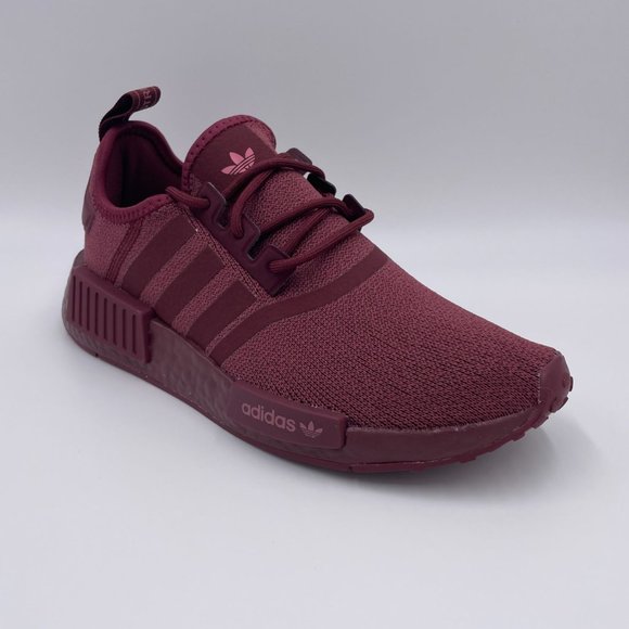 adidas NMD R1 Burgundy Womens Shoes - Picture 7 of 8